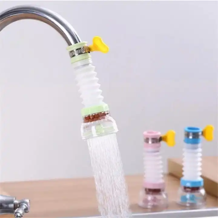 Kitchen Shower Splash Fan Faucet Water-saving Filter Shower Water Rotating Spray Regulator Tap Water Filter Valve for Kitchen tap nozzle extended filter water saving device Accessories - Each - Image 3