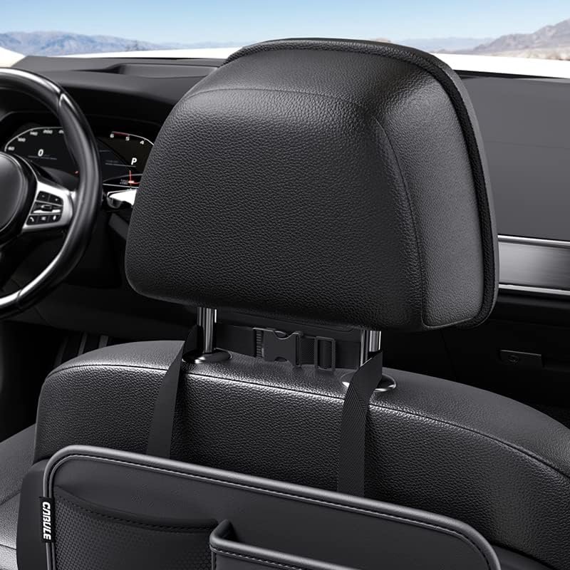 Multifunction Small objects Car seat Organizer Car Storage Organizer Car Seat Side Organizer Car Seat Back Protectors Premium PU Car storage bag Car Accessories - Image 4