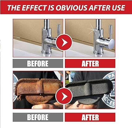 Rust paint Metallic Paint Anti Rust Protection Coating for removing rust from metal (with brush )Steel Box - 300gm - Grey - Image 5