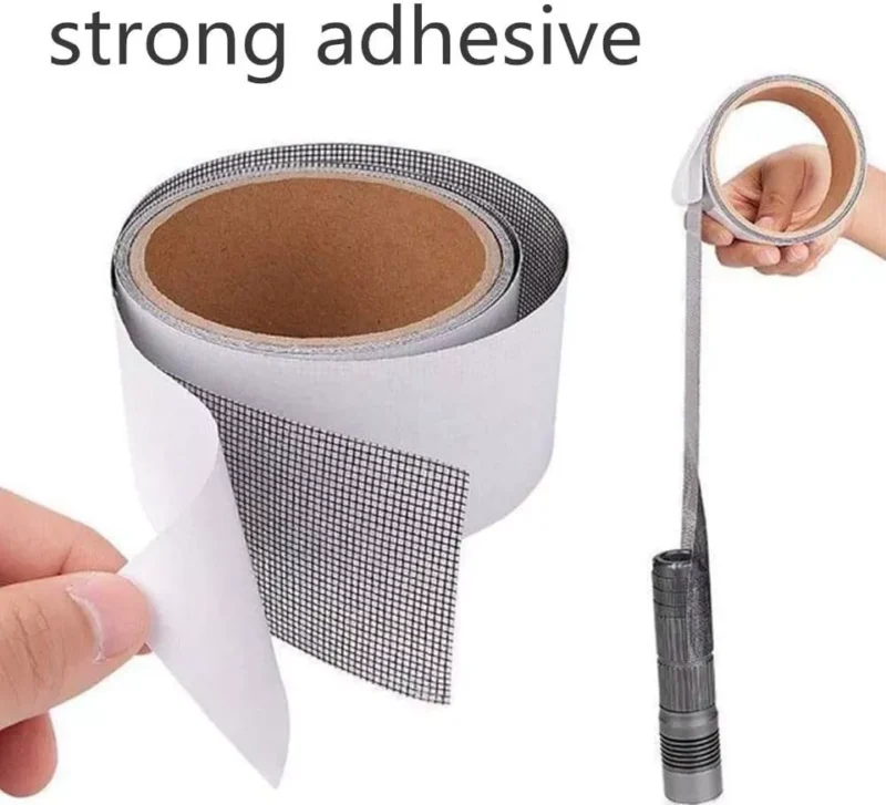 Mesh Roll Tape Window Screen Repair Patch | Keep Mosquitoes Out with Our Anti-Insect, Self-Adhesive Mesh Patch Tape - 2 meter - Image 6