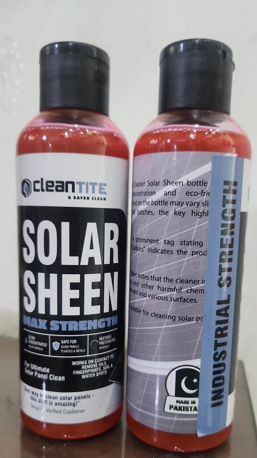 Solar Sheen – Premium 200ml Solar Panel Cleaner | High-Performance, Streak-Free Cleaning Solution for Dust, Dirt, and Residue Removal - Image 2