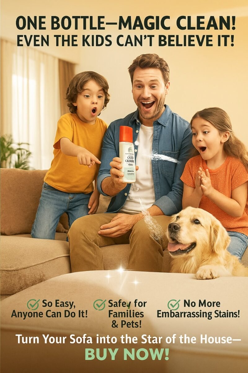 Puresofa | Sofa Cleaner Spray | Upholstery & Fabric Safe | Deep Cleaning | Stain Remover | Fast Dry | Pleasant Scent | 150ml - Image 2