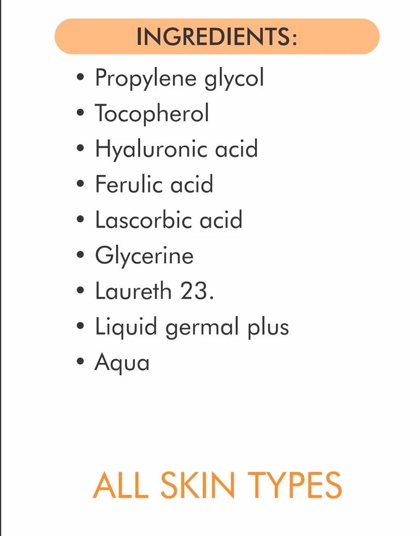 Vitamin C Serum for Face Glowing & Dark Spots | Gluta White Vitamin C 16% Serum | Best Quality Skin Care Serum | Serum For Glowing Serum - 30 ml - Image 4