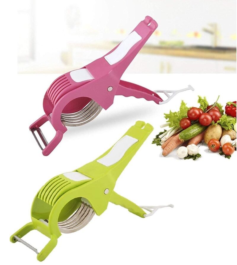 Multi Veg Cutter – 5 Blade Vegetable & Fruit Cutter And Slicer | Easy Kitchen Tool - Image 3