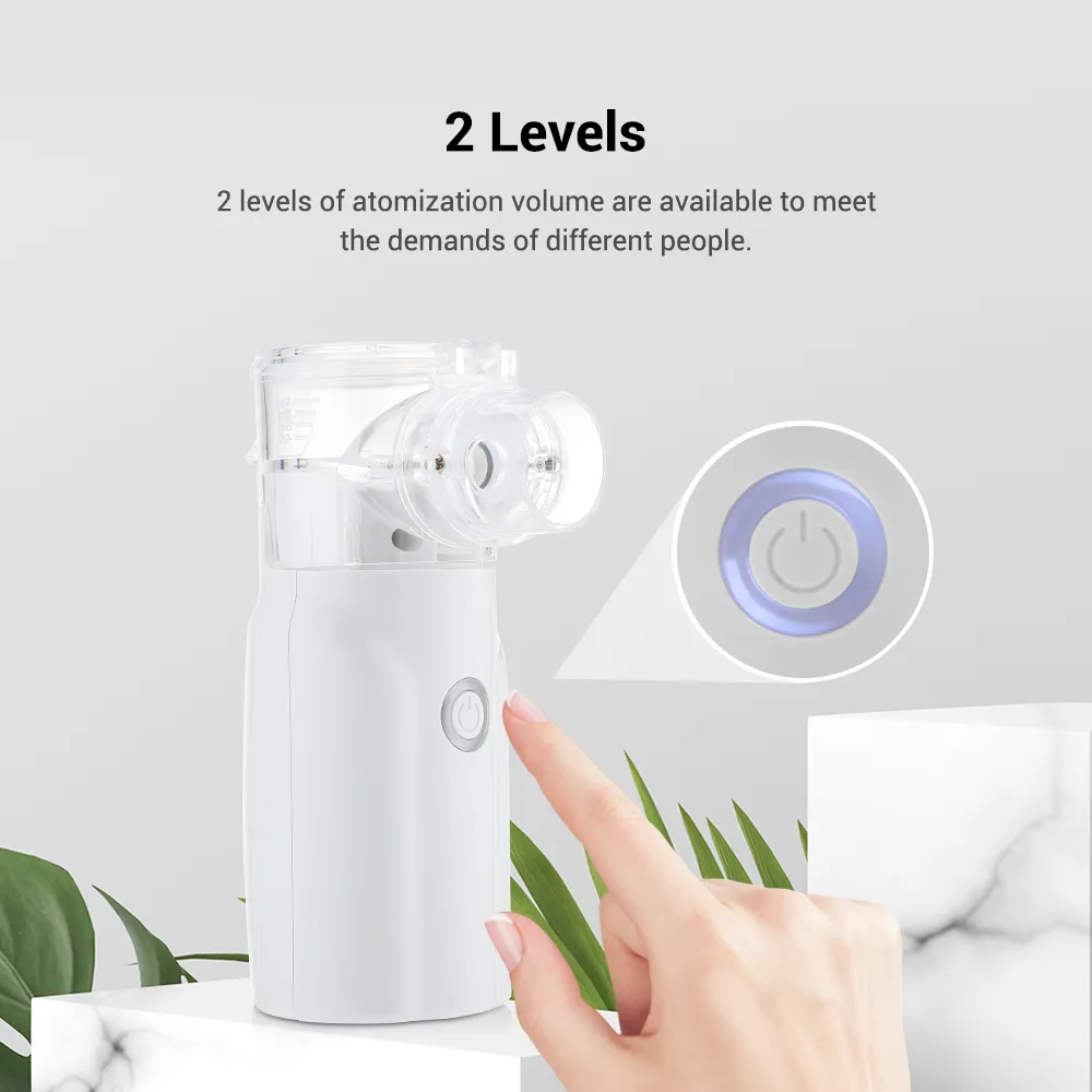 Portable Mesh Nebulizer – Silent Handheld Inhaler for Adults & Kids | Compact Asthma & Respiratory Relief Machine - Image 4