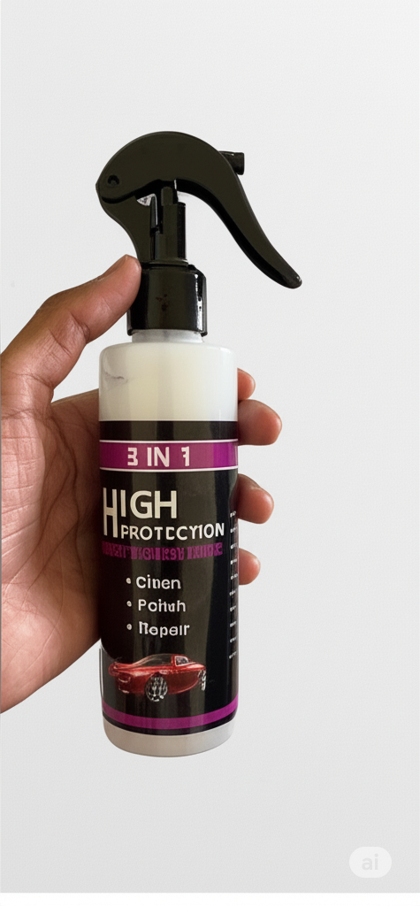 3 In 1 High Protection Quick Car Coating Spray, Ceramic Car Coating Spray Crystal Coating For Car - Image 6