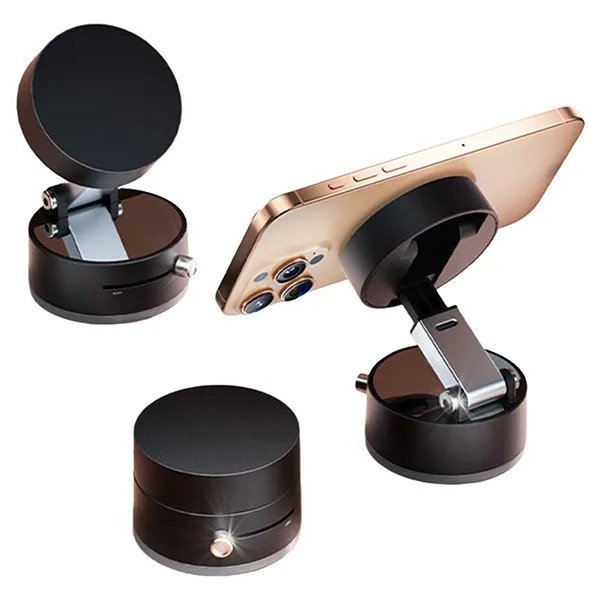 360° Magnetic Phone Holder – Strong Magnetic Suction Mount for Car, Desk & Tabletop Use - Image 3