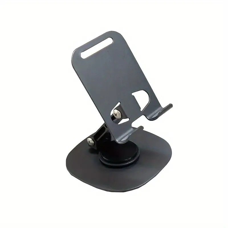 Metal Mobile Holder – 360° Rotatable Stand with Carbon Steel Plate - Image 6