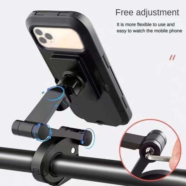 Waterproof Magnetic Bicycle Mobile Phone Holder – 360° Rotation - Image 4