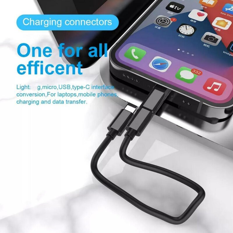 New Data Cable Storage Box 60W Fast Charging Multifunctional Mobile Phone Holder Storage Box - Image 5