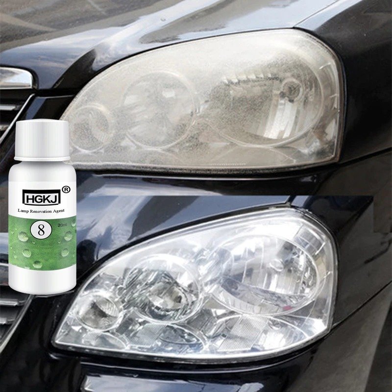 HGKJ-8 Car Headlight Restoration Spray 50ml | Clear Shine & UV Protection - Image 4