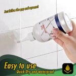Seal cracks and gaps instantly with our waterproof tile gap filler.