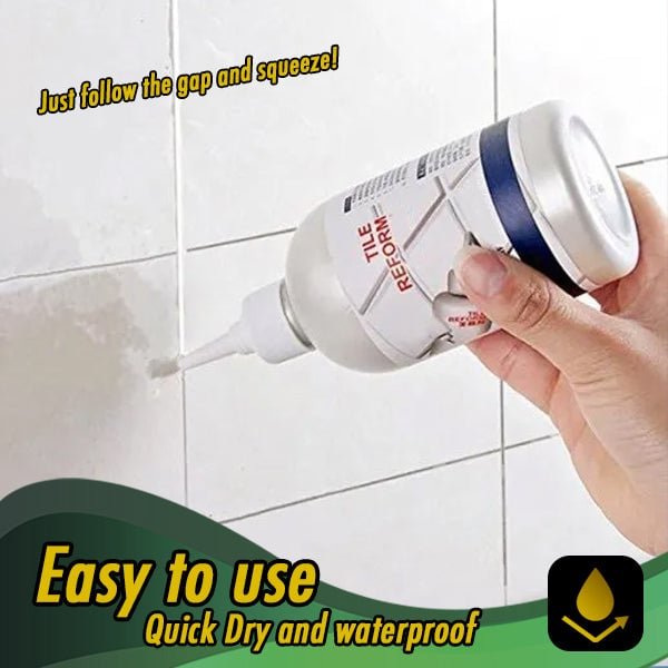 Seal cracks and gaps instantly with our waterproof tile gap filler.