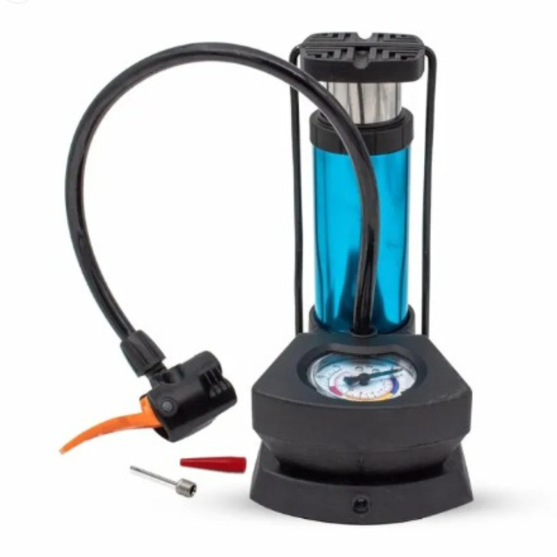 Portable High-Pressure Foot Air Pump with Pressure Gauge | Fast Inflation for Car, Bike, Cycle & Sports Equipment - Image 6